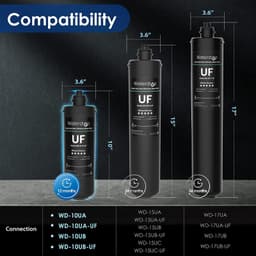Sistema di Filtrazione Acqua Sottolavello Filtro 2 MFAG Testa QL1 Tubi raccordi - Vista 4