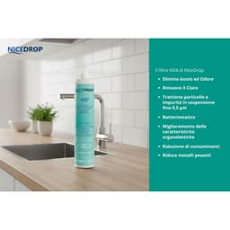 NICEDROP Filtri in Linea per Impianti ad Osmosi - remineralizzante-2PZ - Vista 8