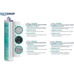 NICEDROP Filtri in Linea per Impianti ad Osmosi - remineralizzante-3PZ - Vista 2