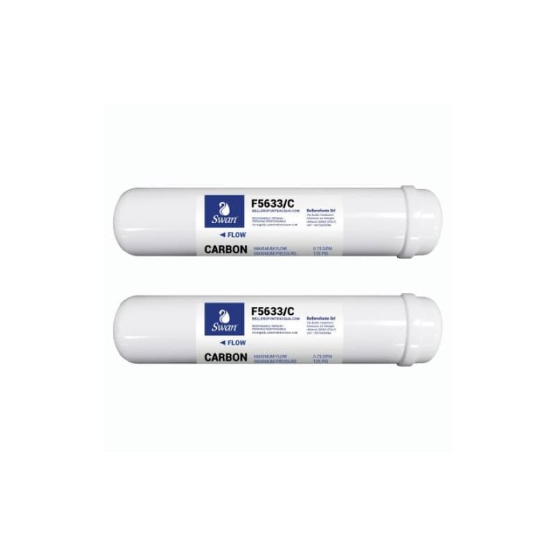 Scatola 2 filtri in linea Swan carbone