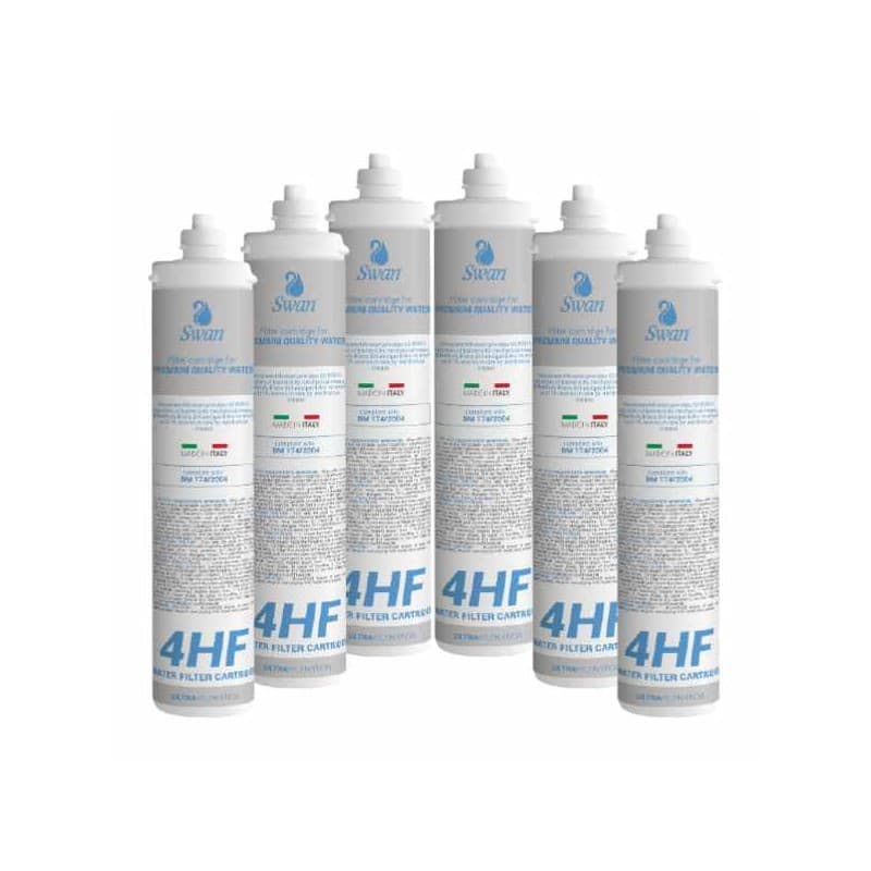 Scatola da 6 pezzi filtro acqua SWAN 4HF