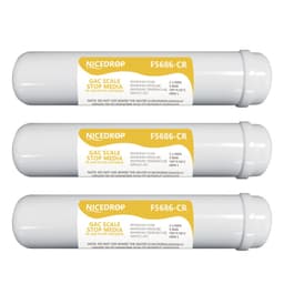 NICEDROP Filtro in Linea 12" Carbone + Resine-3PZ - Vista 1