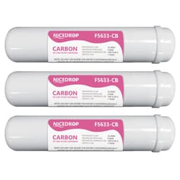 NICEDROP Filtro in Linea 12" Carbon Block 3PZ - Vista 1