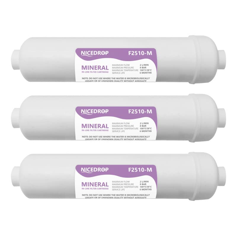 Filtri in Linea 10" Attacco 1/4" — Filtro mineralizzante post filtrazione - 3pz