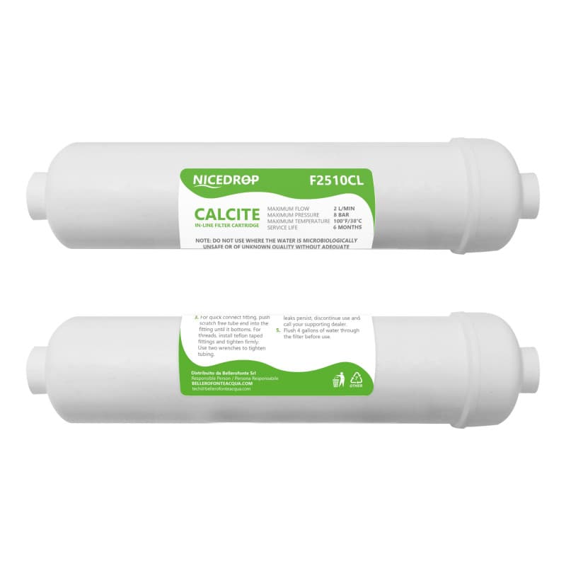NICEDROP Filtri in Linea per Impianti ad Osmosi - remineralizzante-2PZ