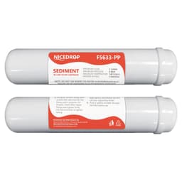 NICEDROP Filtro in Linea 12" per Osmosi Inversa – Sedimenti 1/4"2PZ - Vista 1