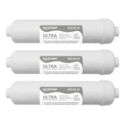 NICEDROP Filtro in Linea Ultrafiltrazione 10" Carbone e Membrana Cava 0,1 Micron-3PZ - Vista 1