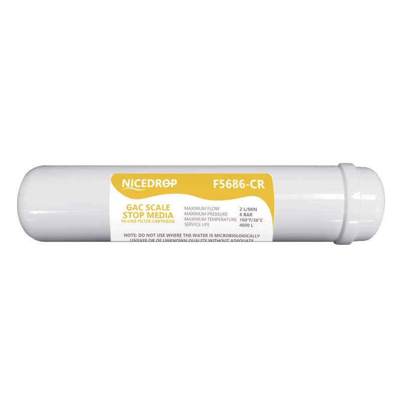 NICEDROP Filtro in Linea 12" Carbone + Resine