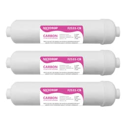 NICEDROP Filtro in Linea 10" Carbon Block 3PZ - Vista 1