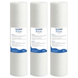NICEDROP Filtro Sedimenti 10 Pollici 1 Micron Ultrafiltrazione 3PZ - Vista 1