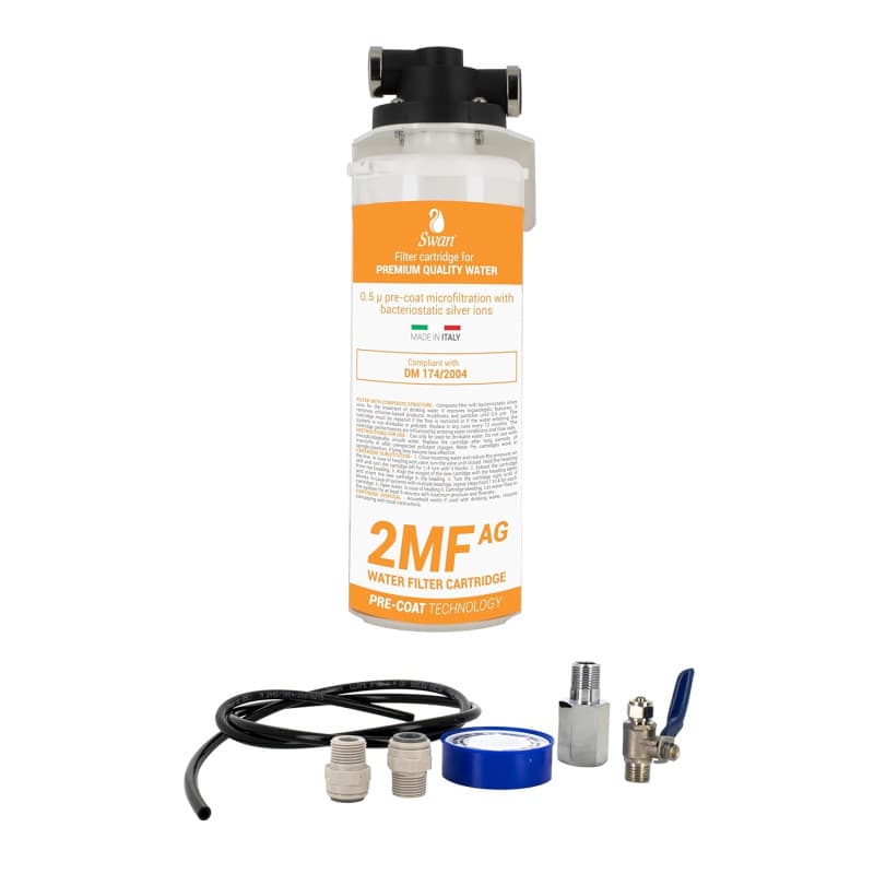 Sistema di Filtrazione Acqua Sottolavello Filtro 2 MFAG Testa QL1 Tubi raccordi
