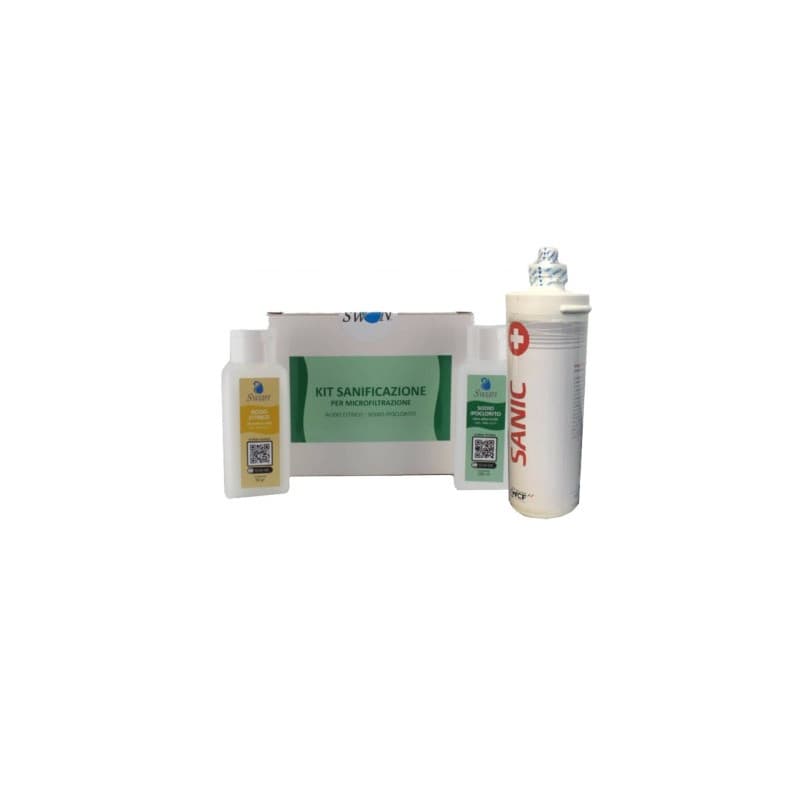Kit di sanificazione microfiltrazione completo