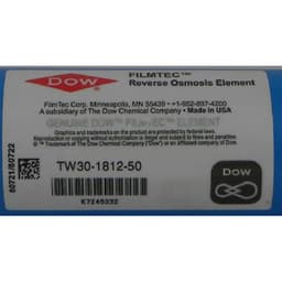 Membrana Osmosi Inversa 50 GPD Filmtec - Vista 2