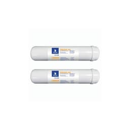 Scatola 2 filtri in linea Swan 12" carbone + Ag - Vista 2
