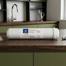 Scatola 2 filtri in linea Swan 12" carbone + Ag - Vista 9
