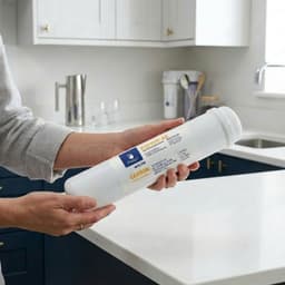 Scatola 6 filtri in linea Swan 12" carbone + Ag - Vista 10