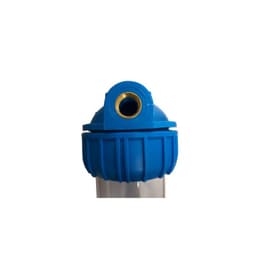Contenitore tazza porta filtro 10" trasparente ottonata - Vista 3