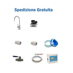 Kit di filtrazione digitale con testata compatibile e rubinetto - Vista 2