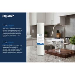NICEDROP Filtro Sedimenti 10 Pollici 25 Micron - Vista 4
