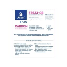 3 Filtri in Linea per impianti osmosi inversa Carbon Block CTO 12” - Vista 2