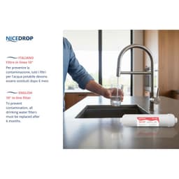 NICEDROP Filtro in Linea per Impianti ad Osmosi - Vista 10