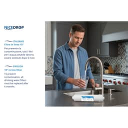 NICEDROP Filtro in Linea per Impianti ad Osmosi - Vista 9