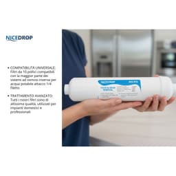 NICEDROP Filtro in Linea per Impianti ad Osmosi - Vista 11