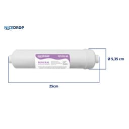 Filtri in Linea per Impianti ad Osmosi 10 Pollici 1/4 filetto- 6PZ - Vista 9
