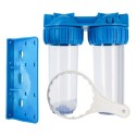 Batteria twin contenitore tazza porta filtro 10" - Vista 3
