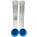 Batteria twin porta filtro 20"  trasparente-trasparente - Vista 4