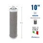 Cartuccia filtrante in acciaio inox lavabile 10" - Vista 2