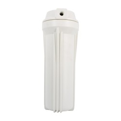 Contenitore filtro acqua 10" attacco 1/4" - bianco