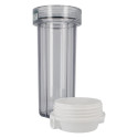 Contenitore filtro acqua 10" trasparente/viola - Vista 2