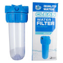 Contenitore tazza porta filtro 10" trasparente ottonata - Vista 2