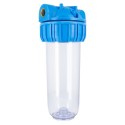 Contenitore tazza porta filtro 10" trasparente ottonata - Vista 4