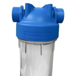 Contenitore tazza porta filtro ATLAS 20 trasparente ottone