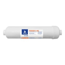 Filtro in linea Swan 10" carbone + Ag -F2533C-AG