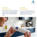 Filtro in linea Swan 12" carbone + resine - F5686/C-R - Vista 4