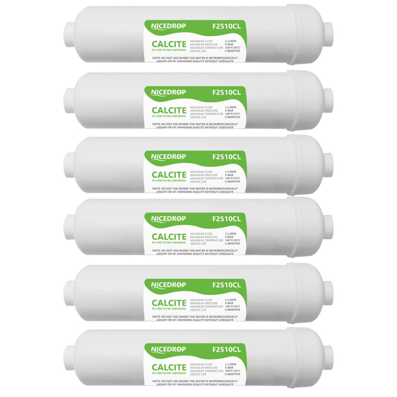 NICEDROP Filtri in Linea per Impianti ad Osmosi - remineralizzante-6PZ
