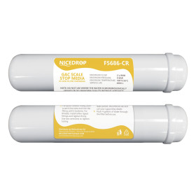 NICEDROP Filtro in Linea 12" Carbone + Resine 2PZ