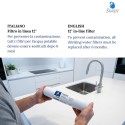 Scatola 6 filtri in linea Swan carbone - F5633C - Vista 4