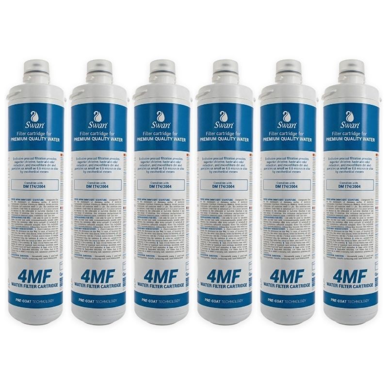 Scatola da 6 pezzi Filtro acqua SWAN 4MF