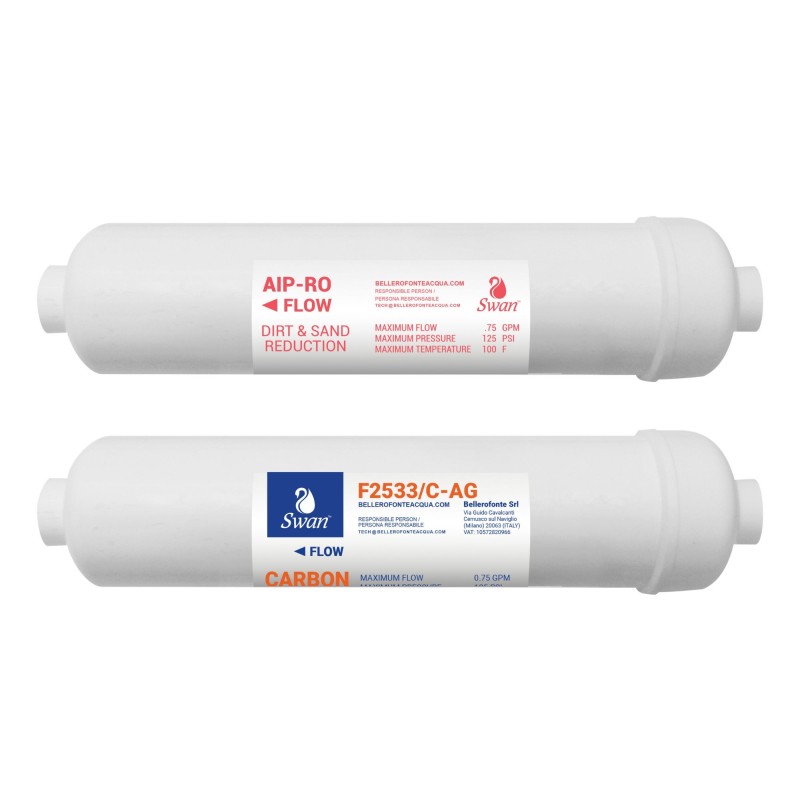 Set di filtrazione osmosi anti-batterico 10" - AIPRO - F2533C-AG