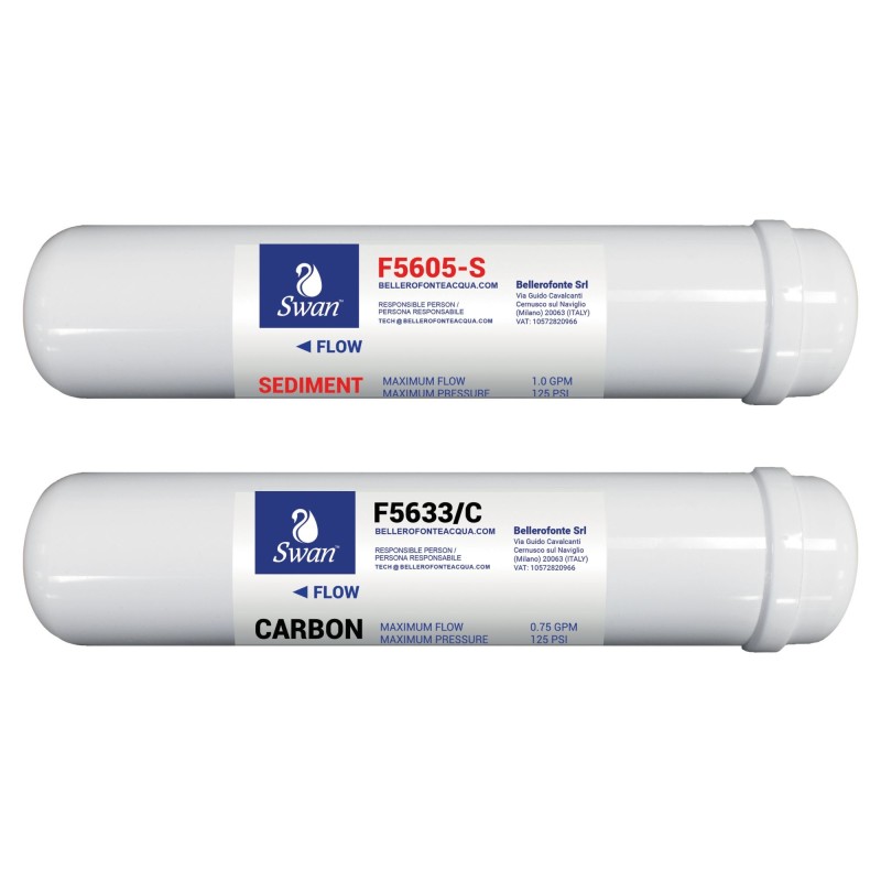 Set di filtrazione osmosi base 12" - F5605-S - F5633C